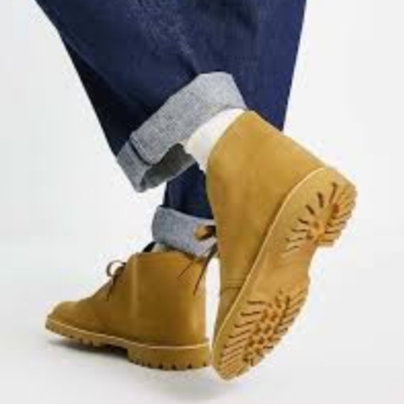 NIB CLARKS Nubuck Chukka Boot Rugged Mid Desert Ortholite Cushion Lug Shoe 12 - Picture 2 of 9